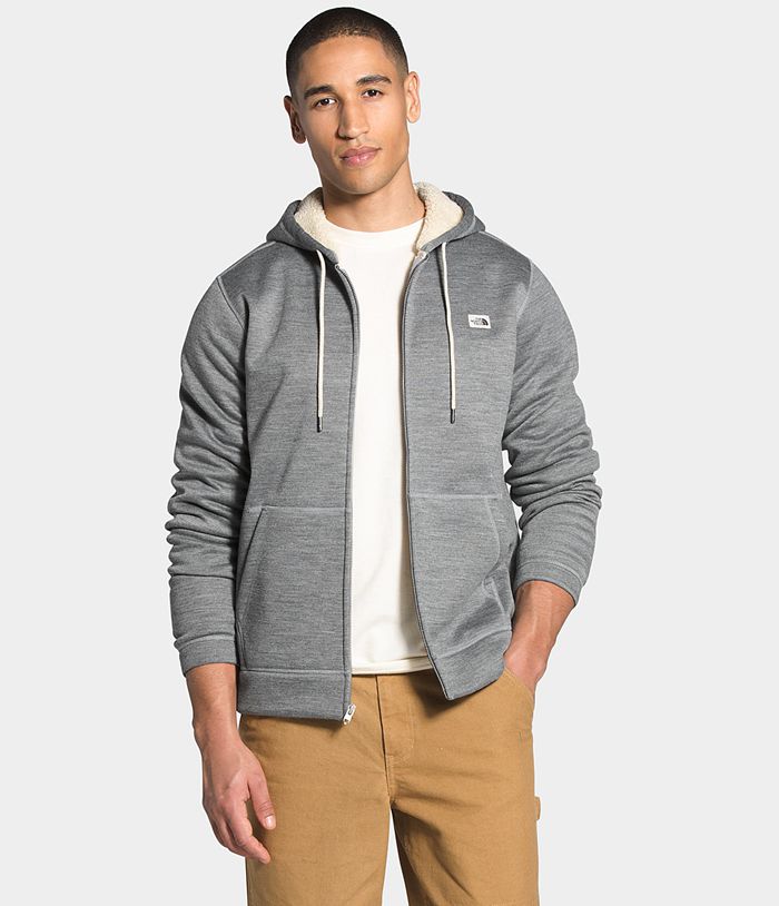 The North Face Mens Tops Grey Clearance - The North Face India Hoodie ...